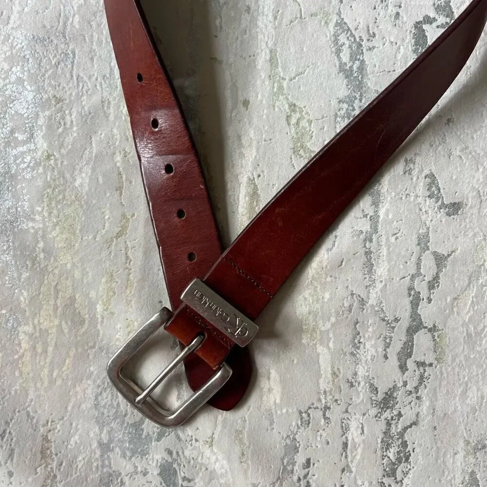 Calvin Klein Italian Saddle leather belt